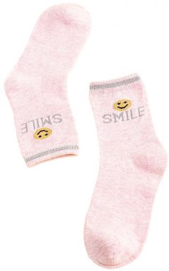 Children's socks Shelvt light pink Smile