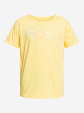 Yellow Girl T-Shirt Roxy Day and Night - Girls