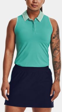 Under Armour Tank Top UA Iso-Chill Sleeveless Polo-GRN - Women