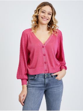 Dark Pink Short Cardigan ONLY Trinny - Women