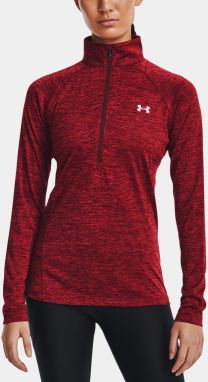 Under Armour T-Shirt Tech 1/2 Zipper - Twist-RED - Women