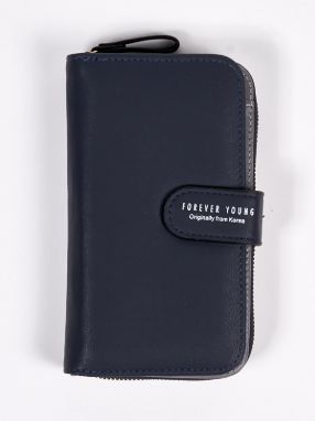 Navy blue women's wallet Shelvt