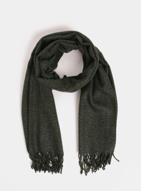 Jack & Jones Solid Dark Green Brindle Scarf - Men