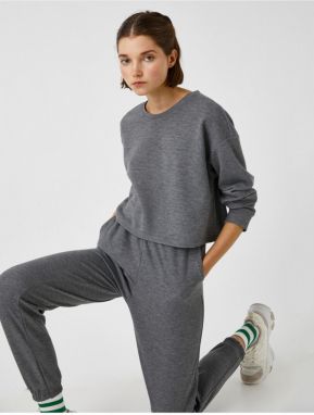 Koton Basic Sweatshirt Long Sleeve