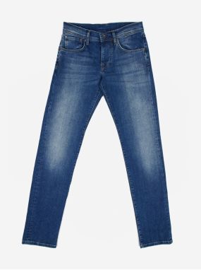 Dark blue men's slim fit jeans Pepe Jeans Cane - Men