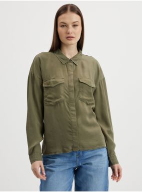 Khaki Shirt Noisy May Ida - Women