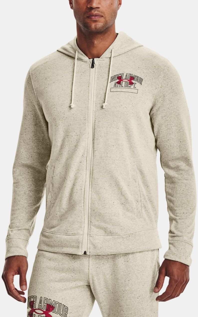 Under Armour Sweatshirt UA Rival Try Athlc Dep FZ HD-BRN - Mens