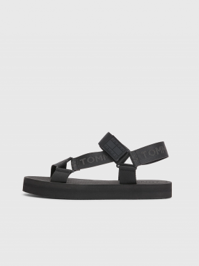 Black Mens Sandals Tommy Hilfiger - Men