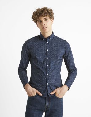 Celio Patterned Shirt Caop - Men