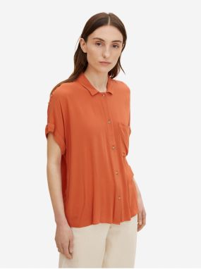 Brick Women Short Sleeve Tom Tailor - Women