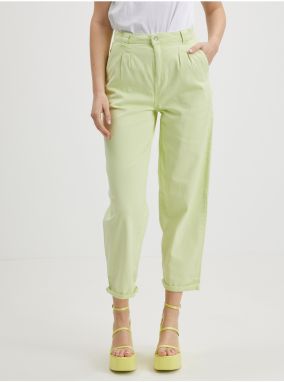 Light Green Wide Trousers Noisy May Lou - Women