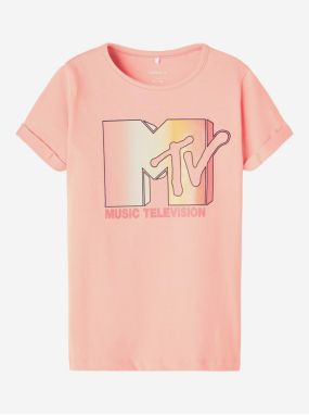 Pink Girly T-Shirt name it MTV - Girls