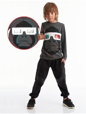 mshb&g Spectacled Gorilla Boy's T-shirt Trousers Set