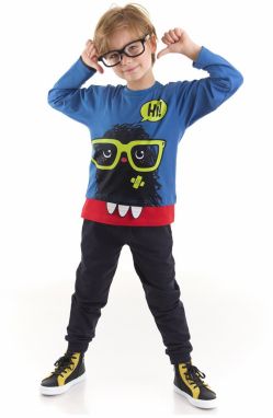 Denokids Hi Monster Boy's T-shirt Trousers Set