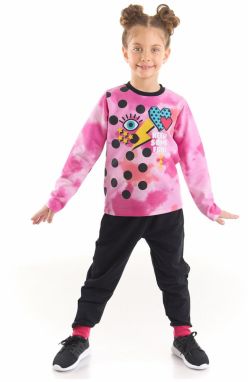 mshb&g Retro Tie-Say Girl's T-Shirt Trousers Set