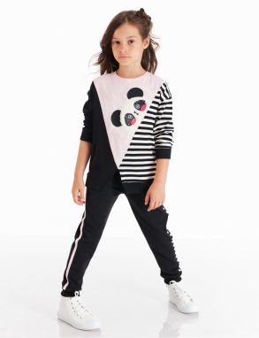 Dievčenský set Denokids CFF-20S1-075/Black, White, Pink