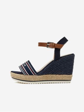 Dark blue Tom Tailor Women's Wedge Sandals - Women