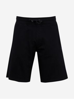 Black Mens Sweatpants Shorts Guess Livio - Men