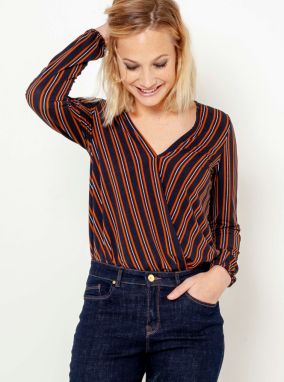 Dark blue striped body CAMAIEU - Women