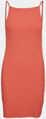 Coral Women Ribbed Sheath Dress Noisy May Edda - Women