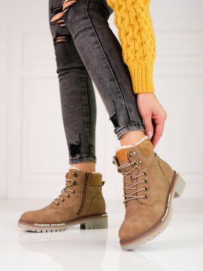 Brown women's trappers Shelvt