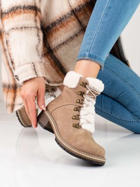 Women's trappers shelovet with sheepskin coat