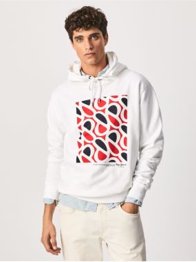 White Mens Sweatshirt Pepe Jeans Dardanus - Men