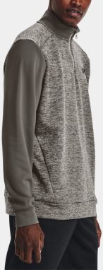 Under Armour Sweatshirt UA Armour Fleece Twist QZ-GRY - Mens