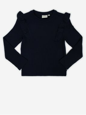 Dark Blue Girls' Sweatshirt Tom Tailor - Girls