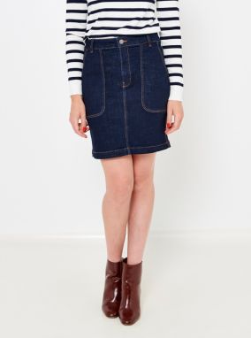 Dark blue denim skirt CAMAIEU - Women