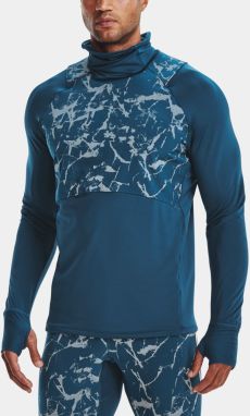 Under Armour T-Shirt UA OUTRUN THE COLD FUNNEL-BLU - Men