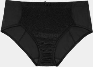 Black panties with small pattern DORINA - Women