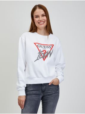 White Women's Sweatshirt Guess - Women