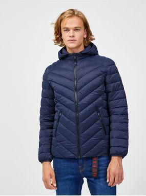 Dark blue Men's Quilted Jacket Guess - Men