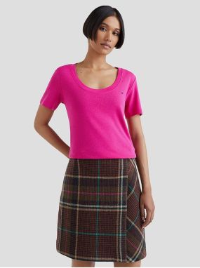 Dark pink women's T-shirt Tommy Hilfiger - Women