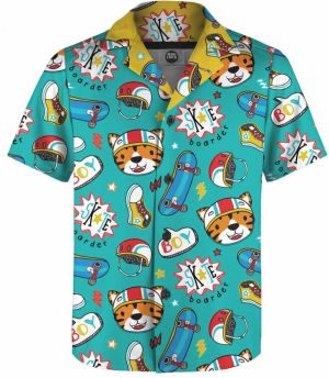 Mr. GUGU & Miss GO Kids's Shirt SH-K1614