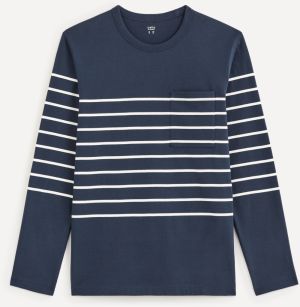 Celio Striped T-shirt Veboxmlr - Men