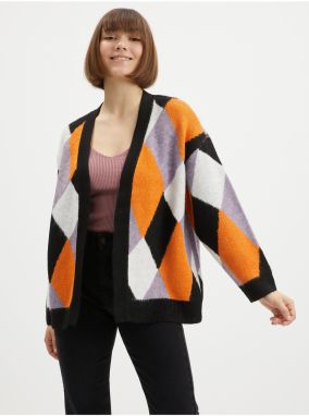 Brown-Black Patterned Cardigan JDY Joan - Ladies