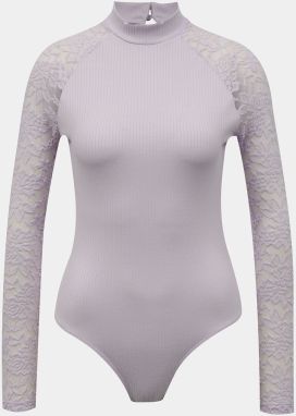 Light purple body with lace sleeves TALLY WEiJL