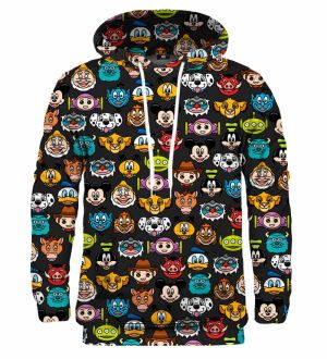 Mr. GUGU & Miss GO Unisex's Hoodie Kangaroo H-K1790