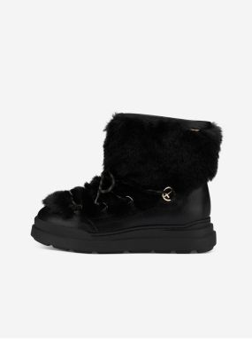 Black snowshoes with artificial fur Tamaris - Ladies