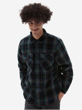 Dark Green Men's Reversible Shirt Jacket VANS - Men