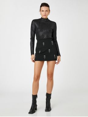 Koton Waterway Stone Mini Skirt