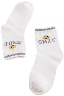 Children's socks Shelvt white Smile