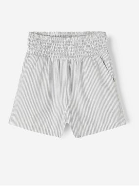 Light Blue Girly Striped Shorts name it Hatty - Girls