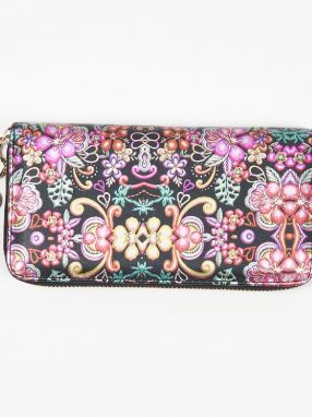 Large women's wallet Shelvt multicolor