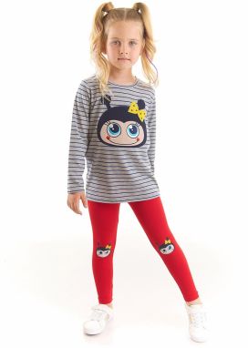 Denokids Ladybug Girl's T-shirt Tights Set