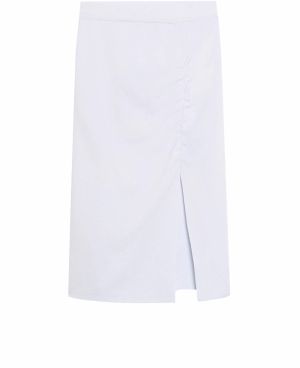 Light Blue Sheath Skirt with Slit ORSAY - Women