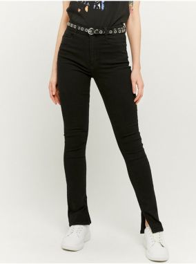 Čierne úzke džínsy s rozparkom TALLY WEiJL - Ženy