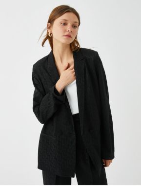 Koton Oversized Double Breasted Blazer Jacket